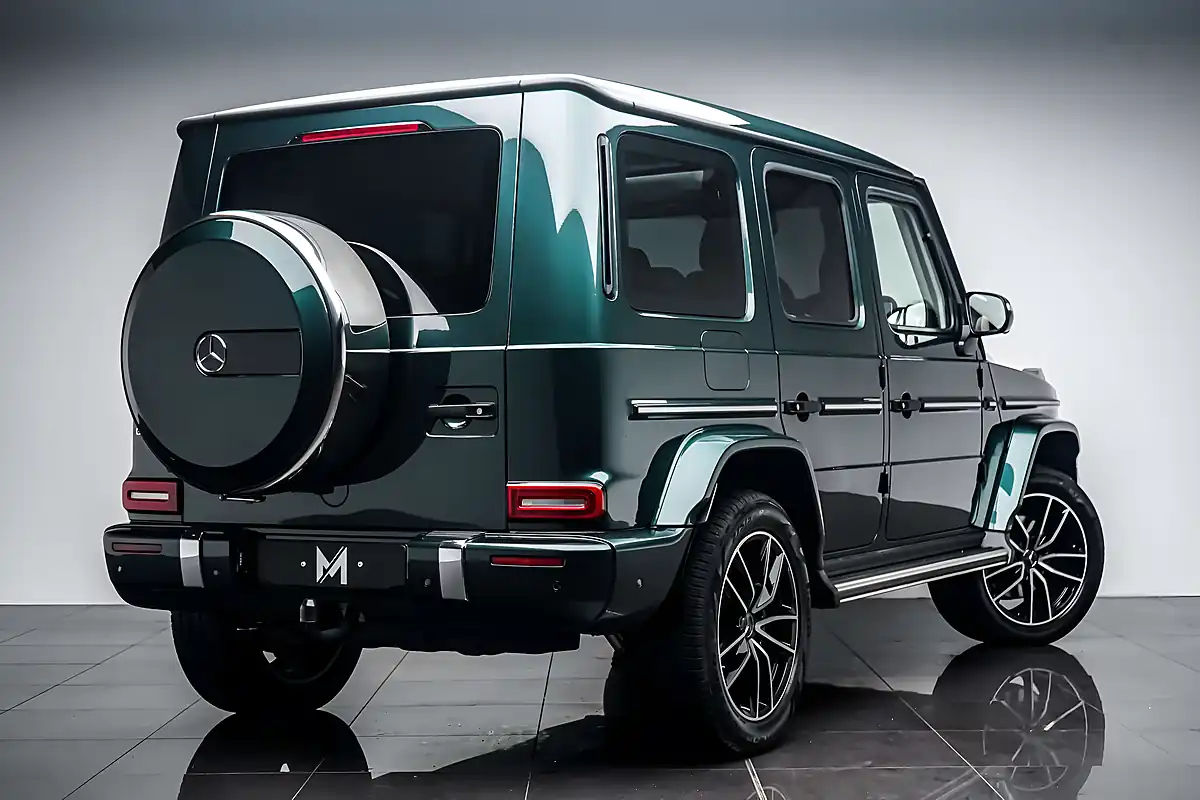 Used 2022 Mercedes G Class AMG Line (premium Plus) Periclase Green - Interior and Exterior details 13