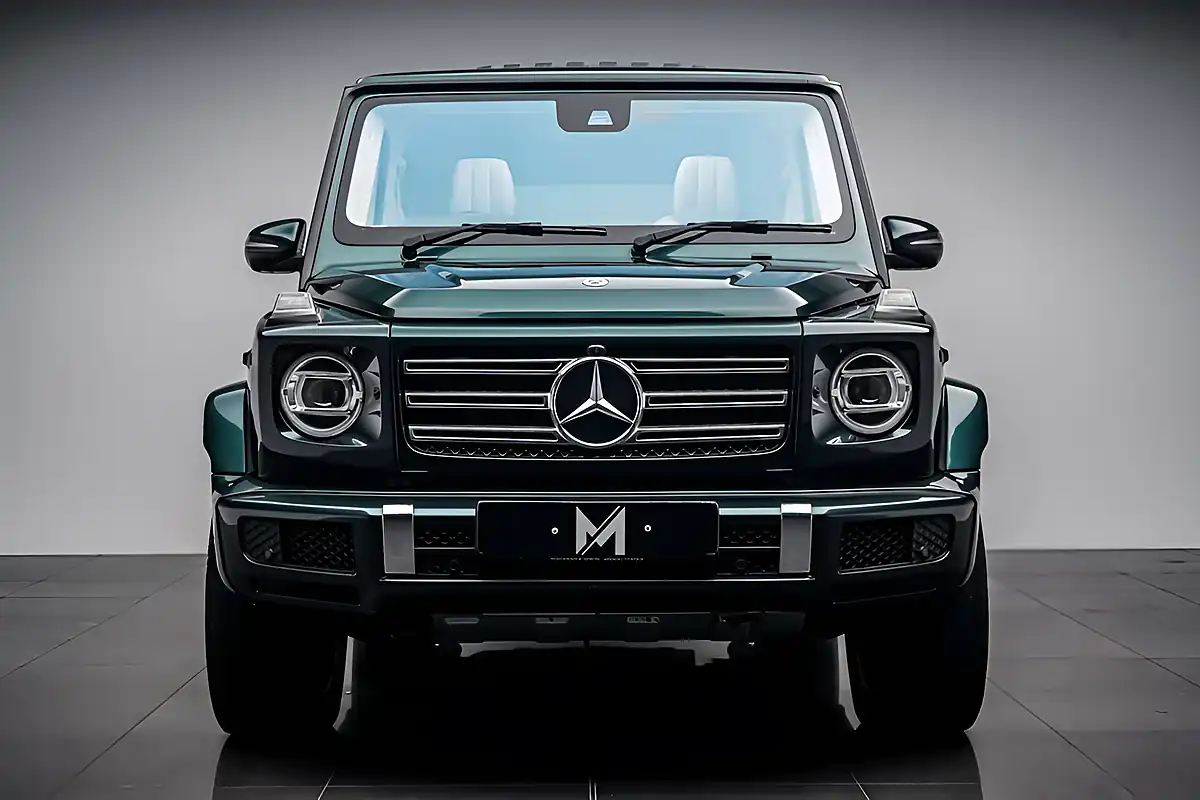 Used 2022 Mercedes G Class AMG Line (premium Plus) Periclase Green - Interior and Exterior details 2