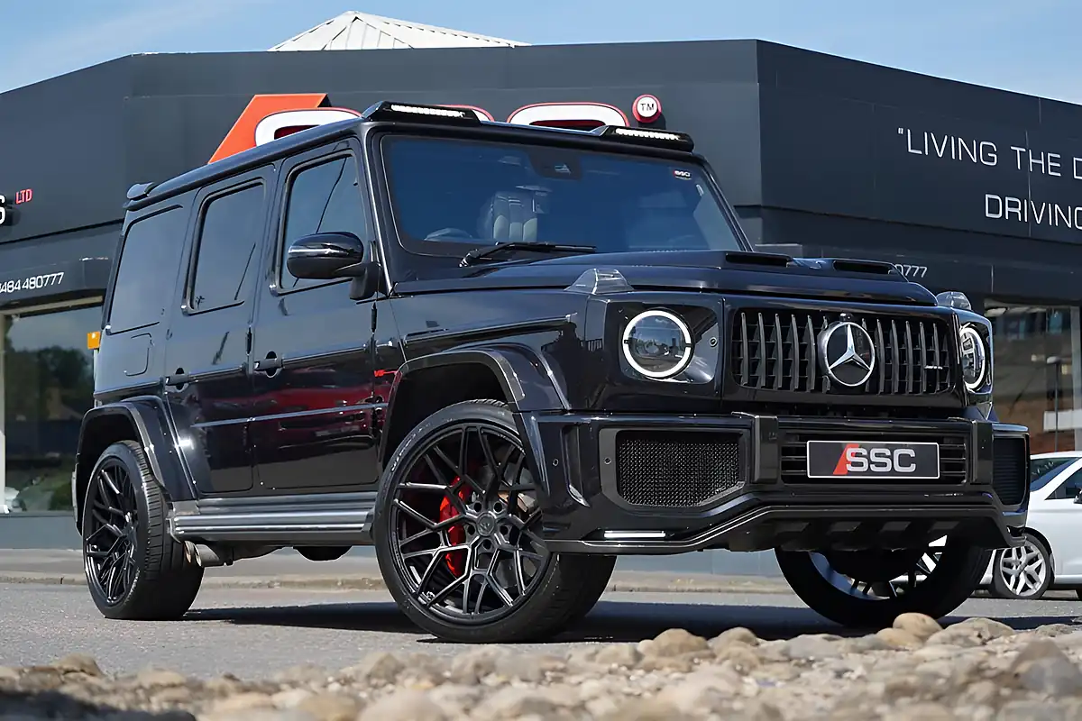 Used 2022 Mercedes G Class G63 AMG Black - Front View