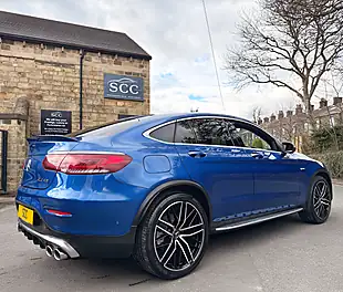 Used 2022 Mercedes GLC43 AMG Premium Plus Spectral Blue - Interior and Exterior details 12