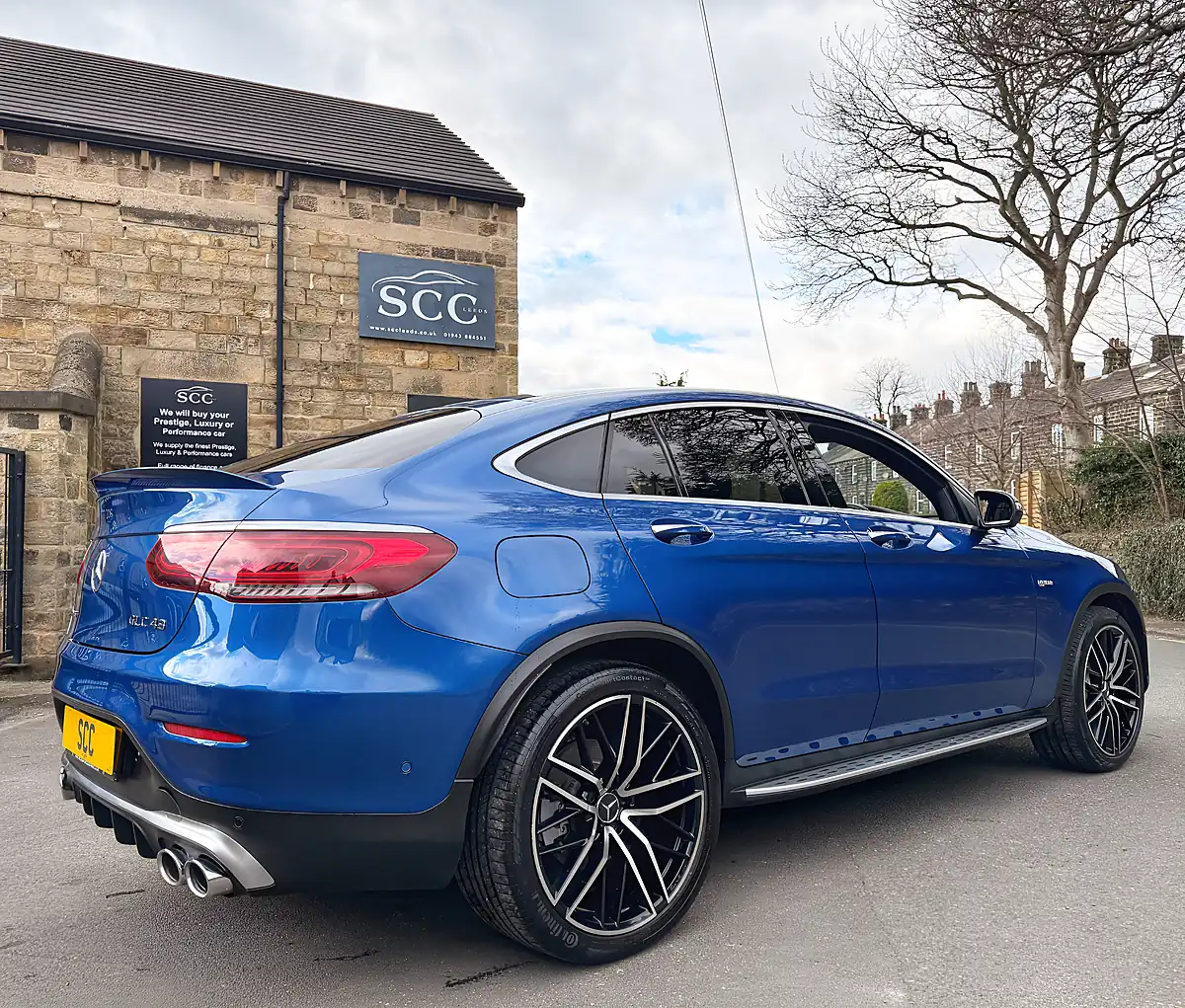 Used 2022 Mercedes GLC43 AMG Premium Plus Spectral Blue - Interior and Exterior details 12