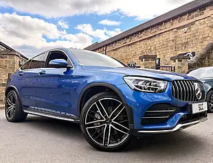 Used 2022 Mercedes GLC43 AMG Premium Plus Spectral Blue - Interior and Exterior details 13
