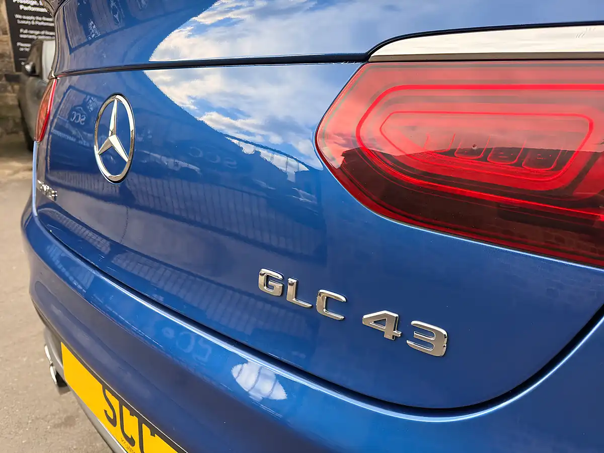 Used 2022 Mercedes GLC43 AMG Premium Plus Spectral Blue - Interior and Exterior details 15