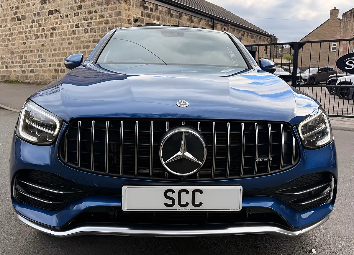 Used 2022 Mercedes GLC43 AMG Premium Plus Spectral Blue - Interior and Exterior details 5