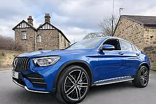 Used 2022 Mercedes GLC43 AMG Premium Plus Spectral Blue - Interior and Exterior details 6