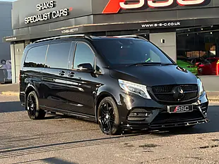Used 2022 Mercedes V220 AMG Line Black - Interior and Exterior details 4