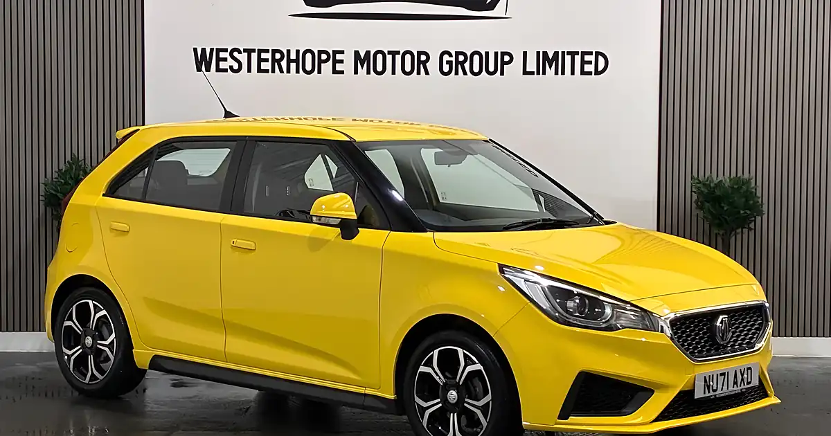 Used 2022 MG MG3 Excite Yellow - Front View