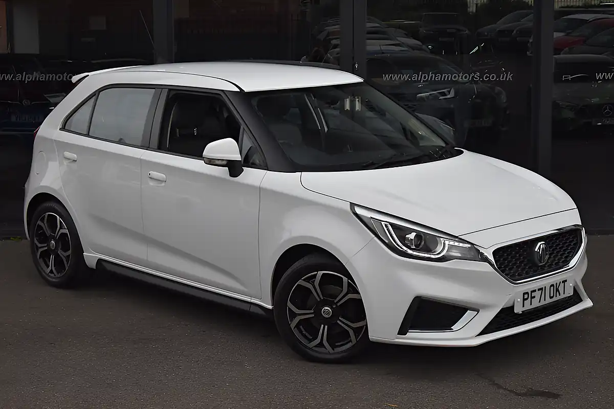 Used 2022 MG MG3 Exclusive Nav Arctic White - Front View