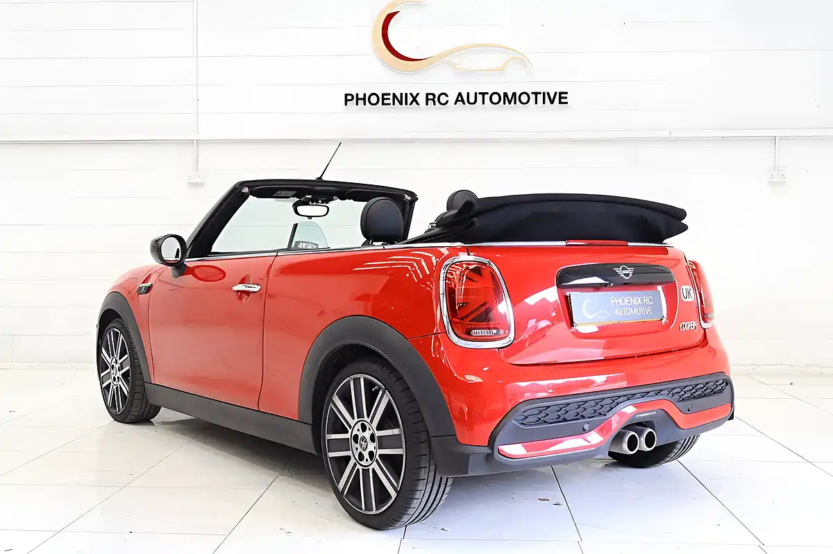 Used 2022 MINI Convertible Exclusive Red - Interior and Exterior details 4