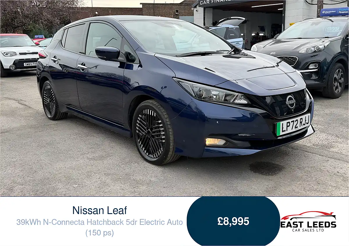 Used 2022 Nissan Leaf N-Connecta Blue - Front View