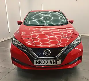 Used 2022 Nissan Leaf Tekna Flame Red - Interior and Exterior details 2