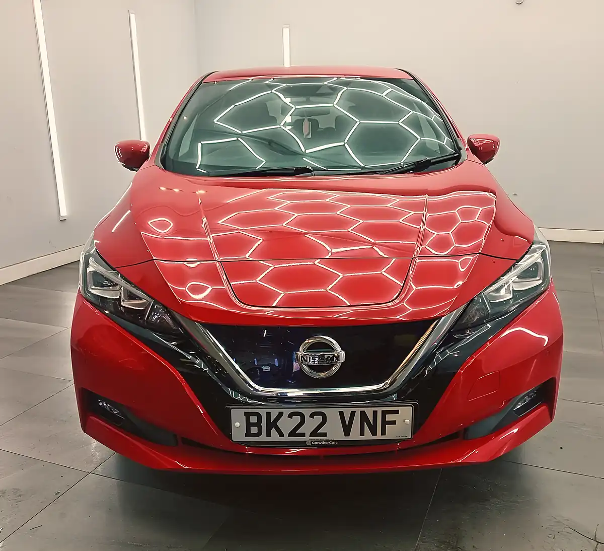 Used 2022 Nissan Leaf Tekna Flame Red - Interior and Exterior details 2