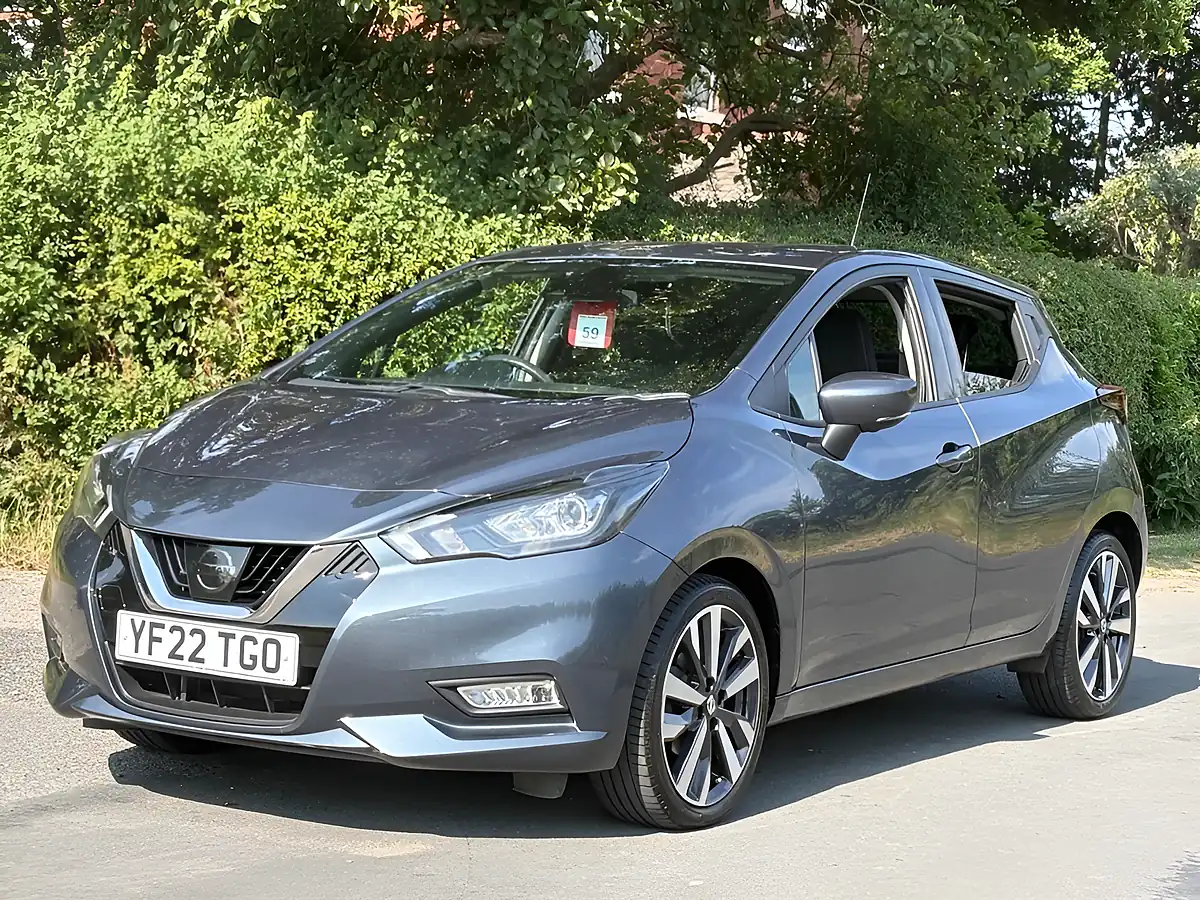 Used 2022 Nissan Micra Tekna Grey - Front View