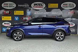Used 2022 Nissan Qashqai N-Connecta Blue - Interior and Exterior details 2