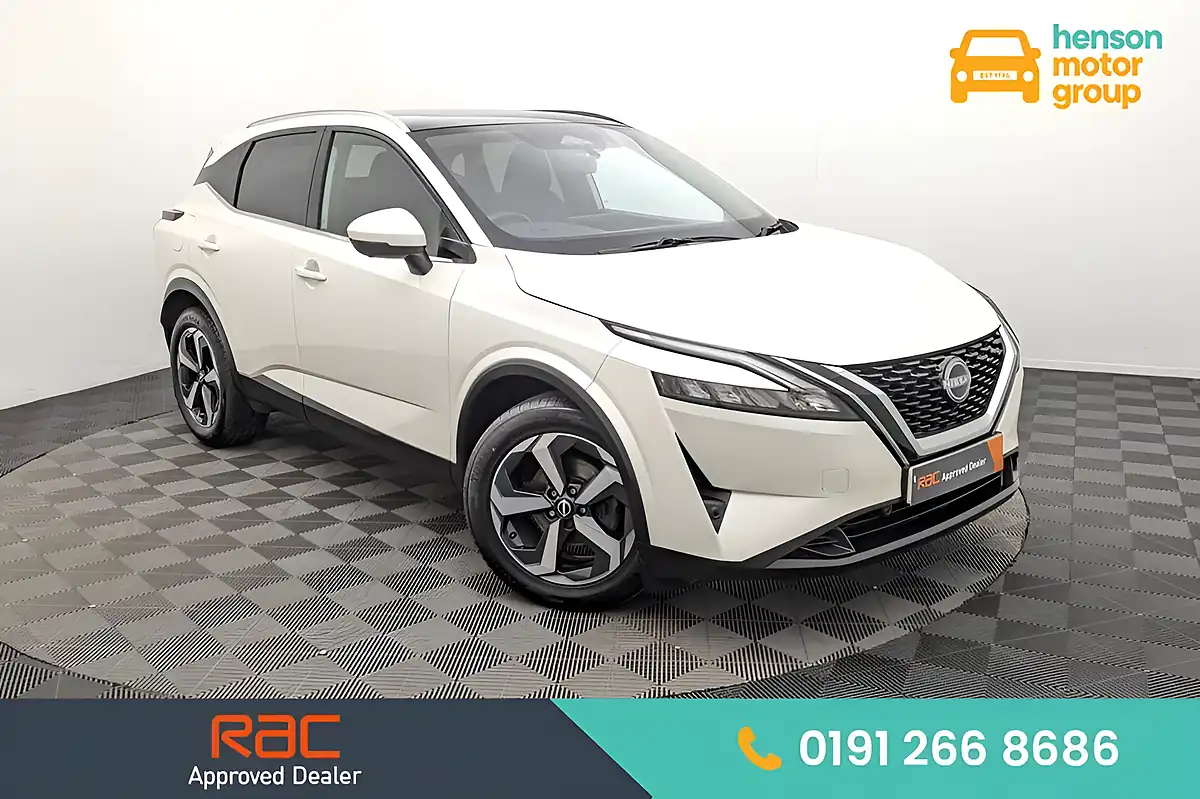 Used 2022 Nissan Qashqai N-Connecta White - Front View
