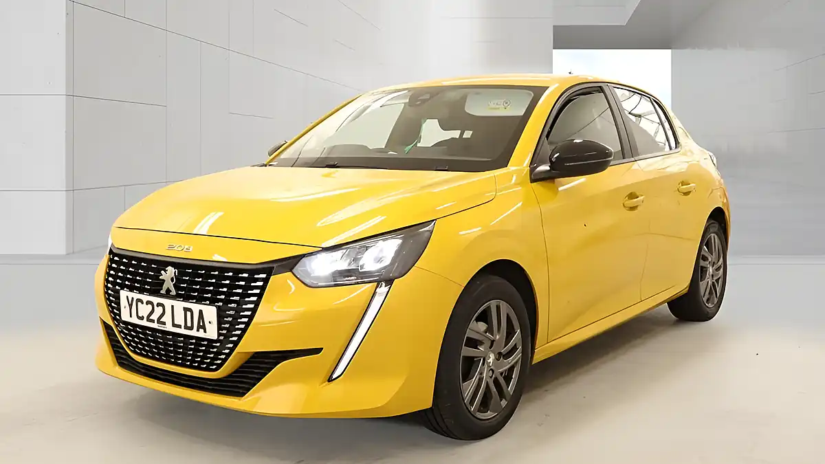 Used 2022 Peugeot 208 Active Premium Yellow - Interior and Exterior details 2