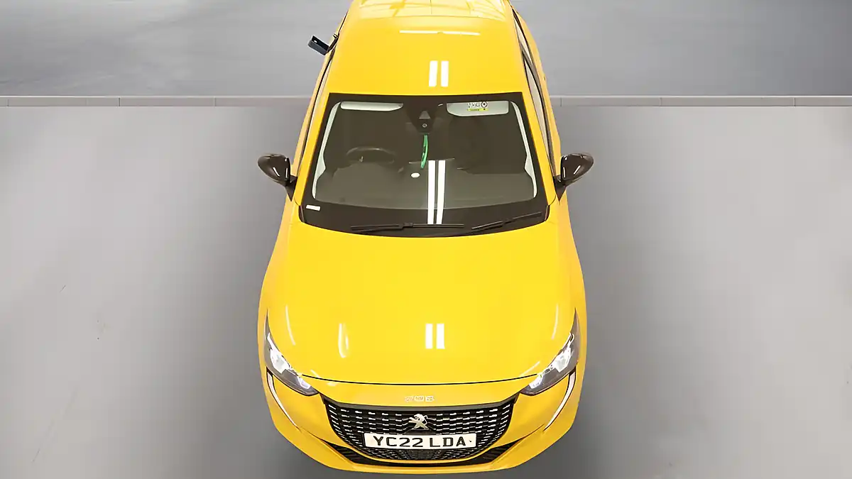 Used 2022 Peugeot 208 Active Premium Yellow - Interior and Exterior details 8