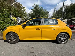 Used 2022 Peugeot 208 Active Premium Yellow - Interior and Exterior details 12