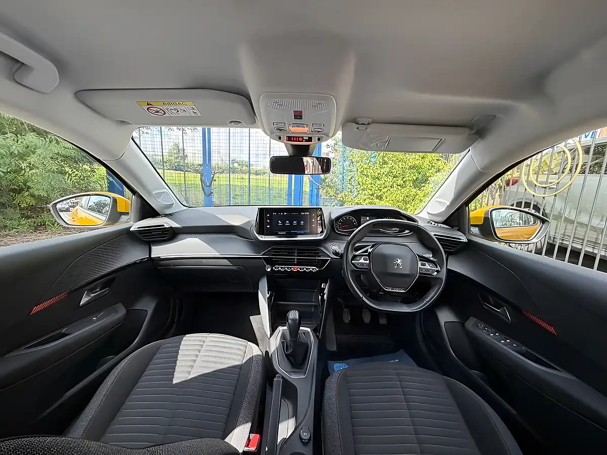 Used 2022 Peugeot 208 Active Premium Yellow - Interior and Exterior details 2