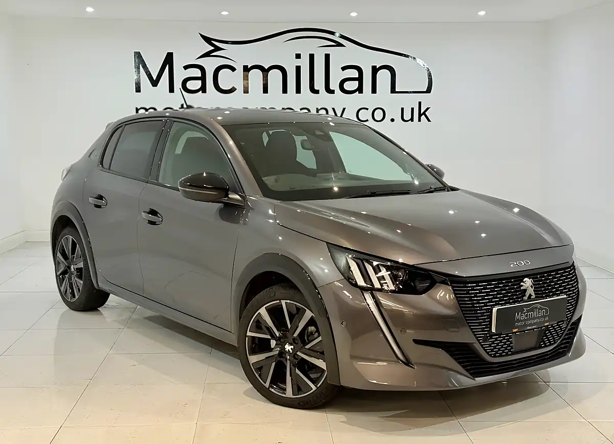 Used 2022 Peugeot 208 GT Premium Cumulus Grey - Front View