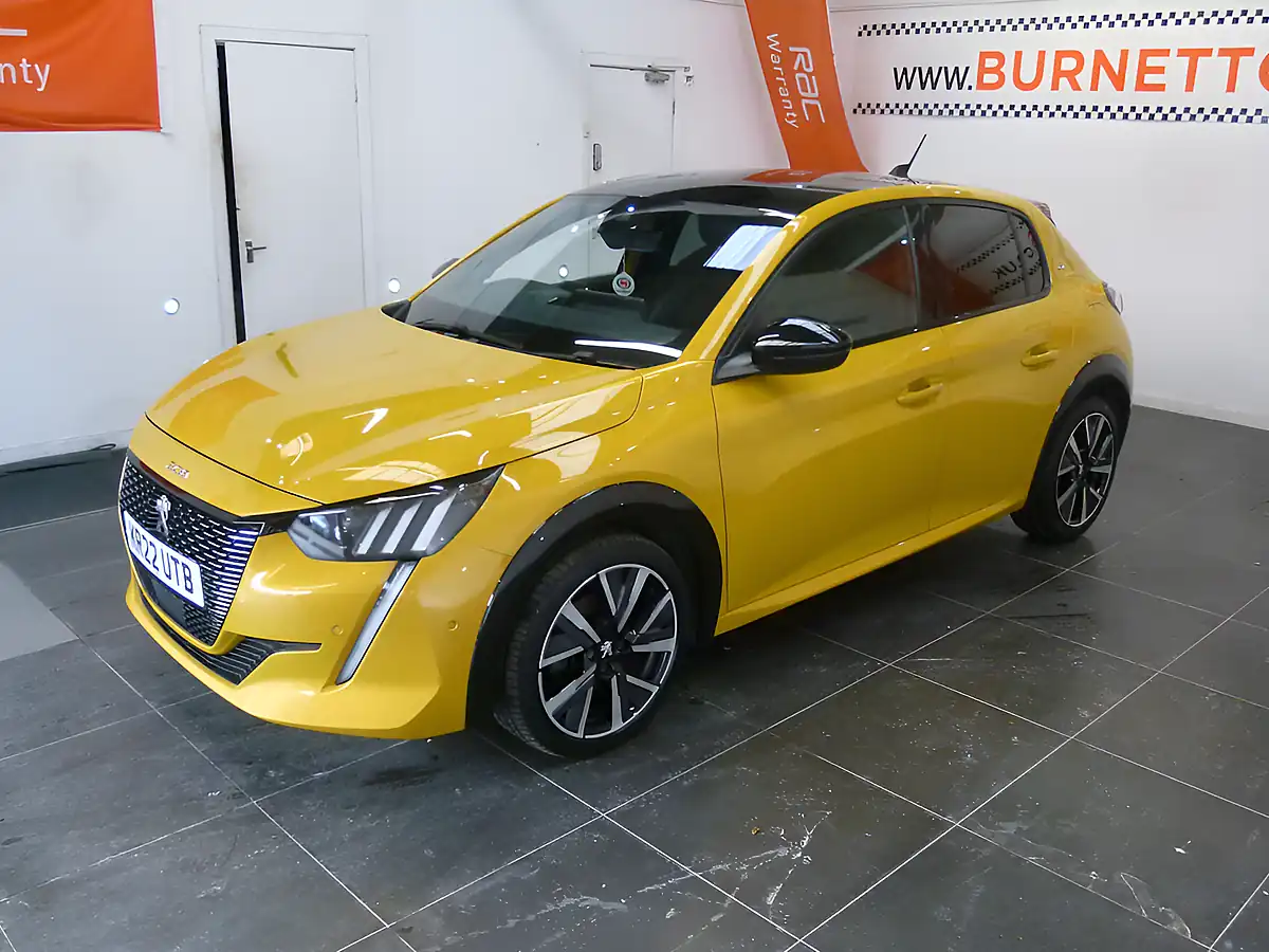 Used 2022 Peugeot 208 GT Yellow - Interior and Exterior details 11