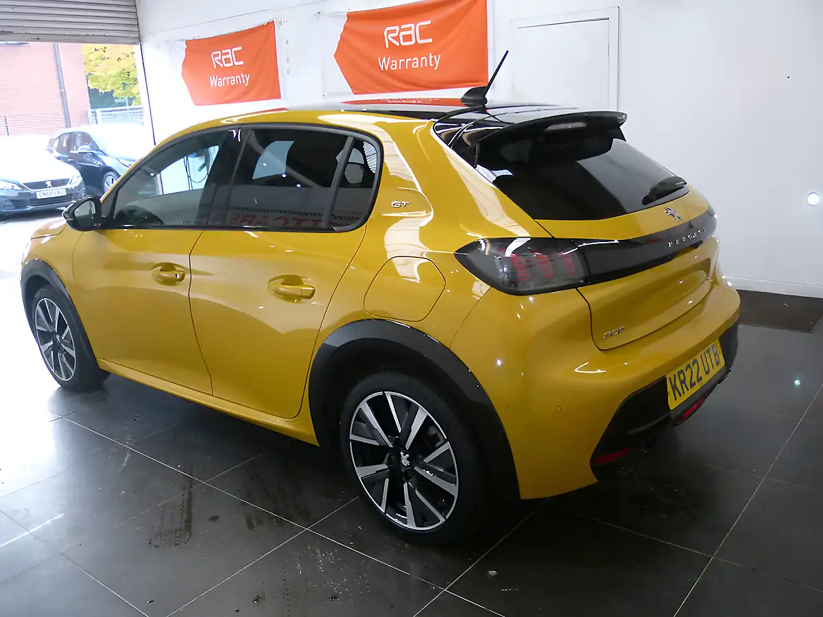 Used 2022 Peugeot 208 GT Yellow - Interior and Exterior details 7