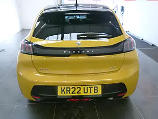 Used 2022 Peugeot 208 GT Yellow - Interior and Exterior details 8