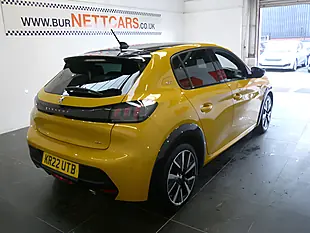 Used 2022 Peugeot 208 GT Yellow - Interior and Exterior details 9