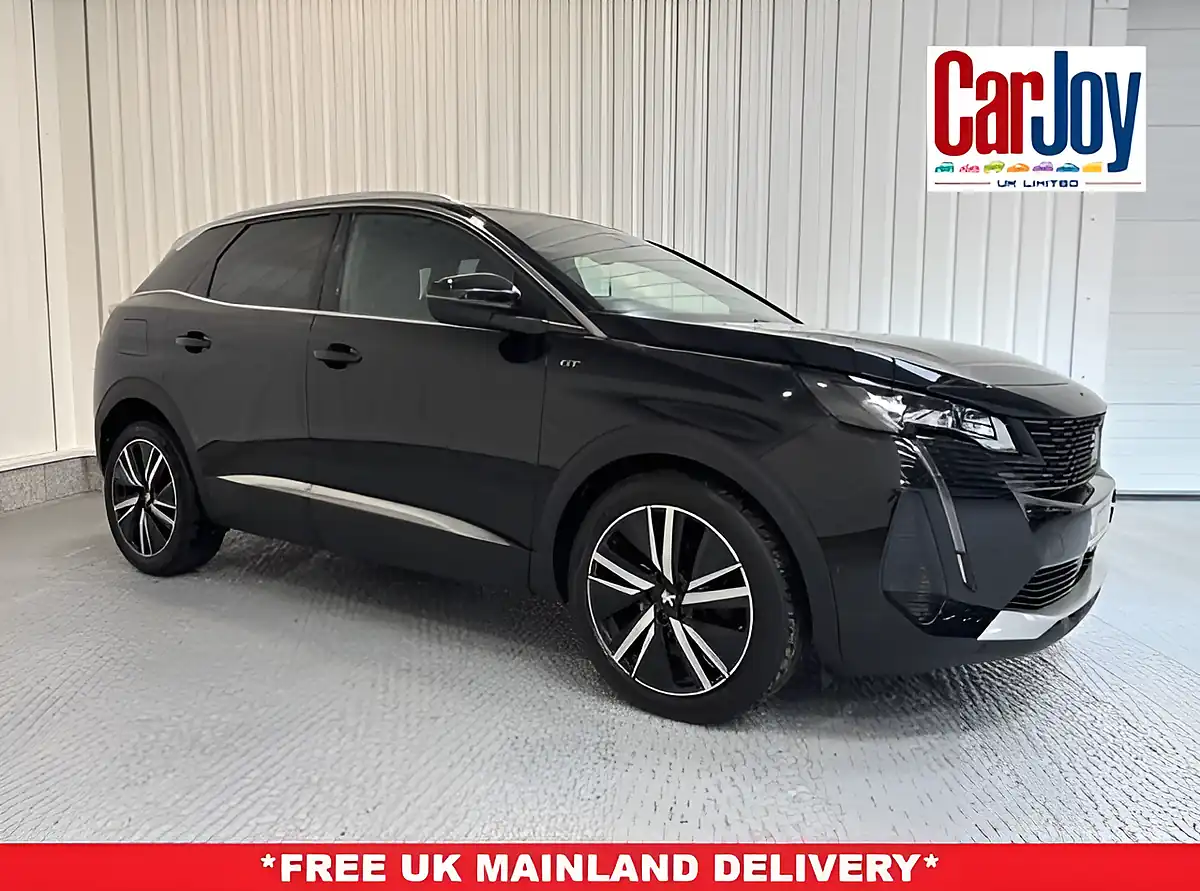 Used 2022 Peugeot 3008 GT Premium Nera Black - Front View