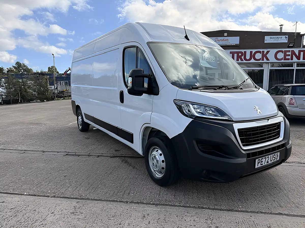 Used 2022 Peugeot Boxer 335 Professional L3 H2 Lwb White - Front View