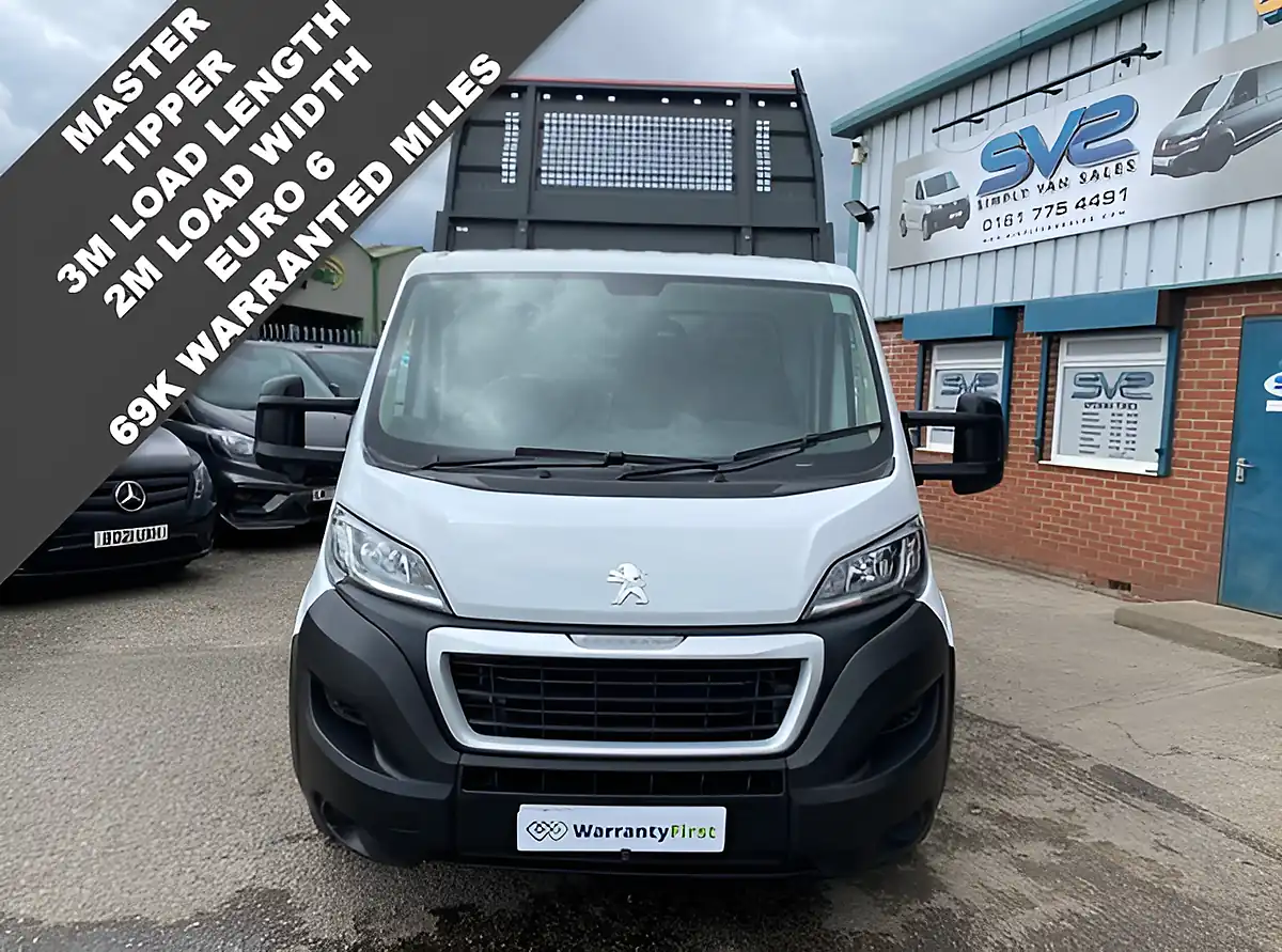 Used 2022 Peugeot Boxer Built for Business Alloy Tipper L2 White - Interior and Exterior details 2