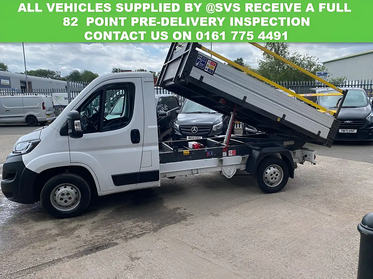 Used 2022 Peugeot Boxer Built for Business Alloy Tipper L2 White - Interior and Exterior details 4