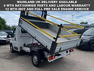 Used 2022 Peugeot Boxer Built for Business Alloy Tipper L2 White - Interior and Exterior details 5