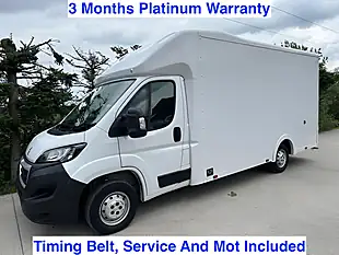Used 2022 Peugeot Boxer Maxi Low Loader Box Van 4.2m White - Interior and Exterior details 11