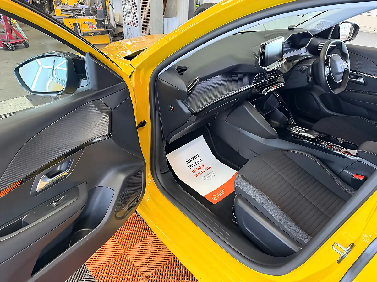Used 2022 Peugeot E-208 Active Premium Yellow - Interior and Exterior details 12