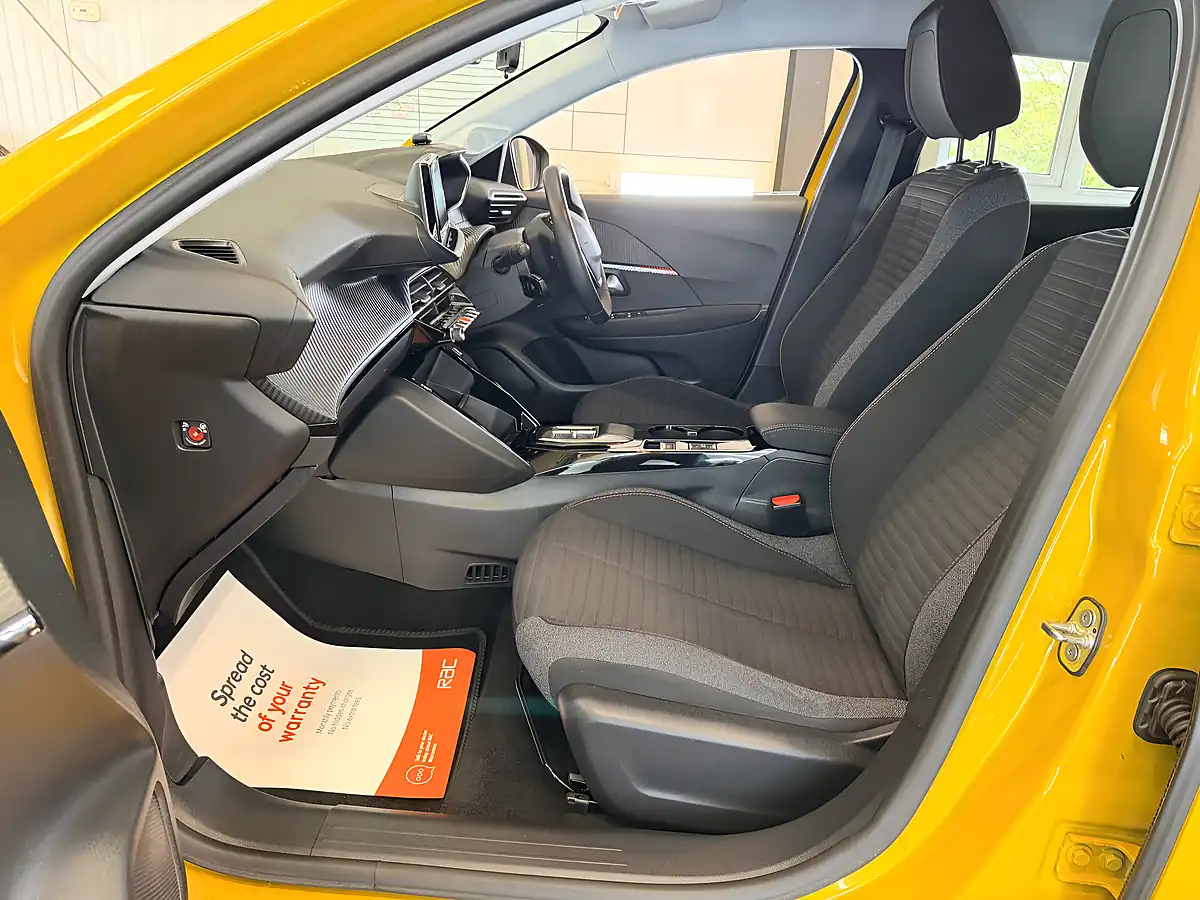 Used 2022 Peugeot E-208 Active Premium Yellow - Interior and Exterior details 13