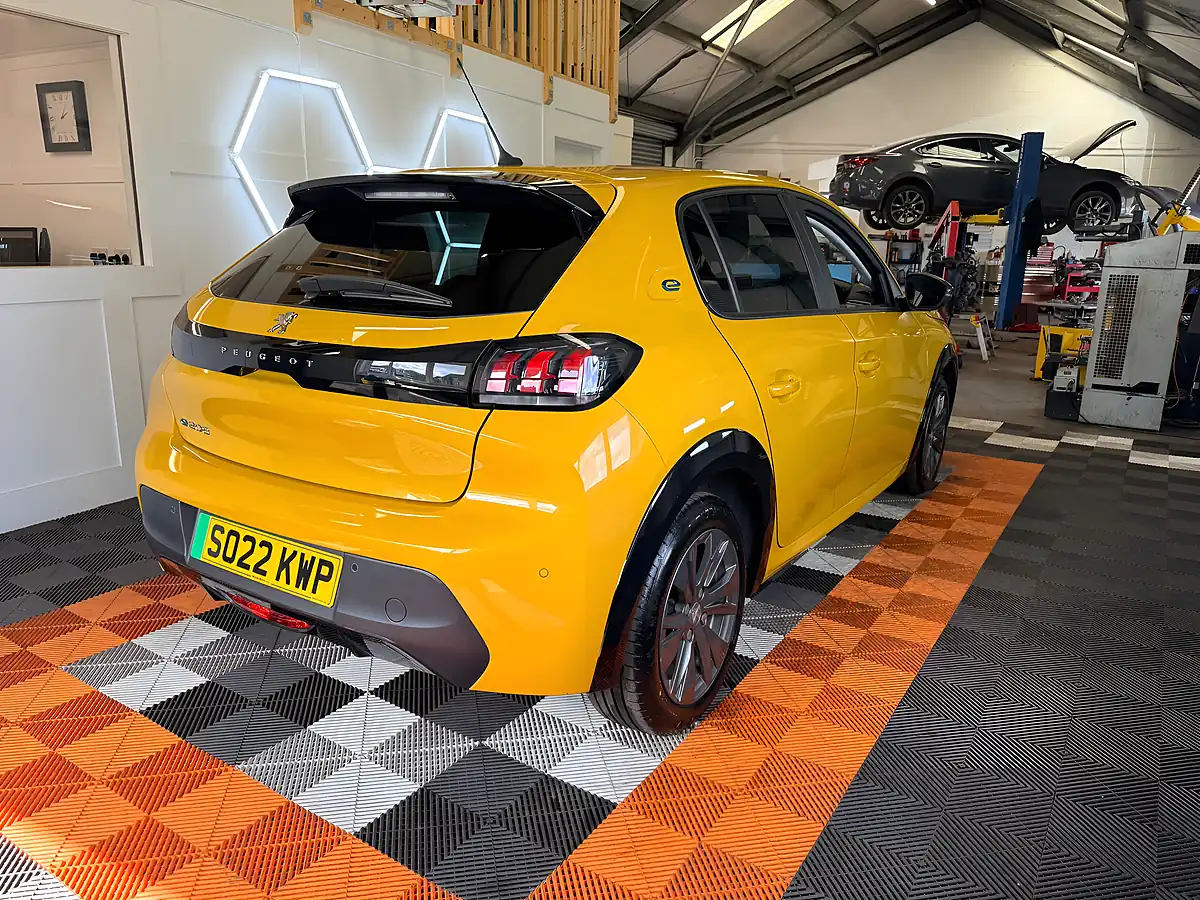 Used 2022 Peugeot E-208 Active Premium Yellow - Interior and Exterior details 4