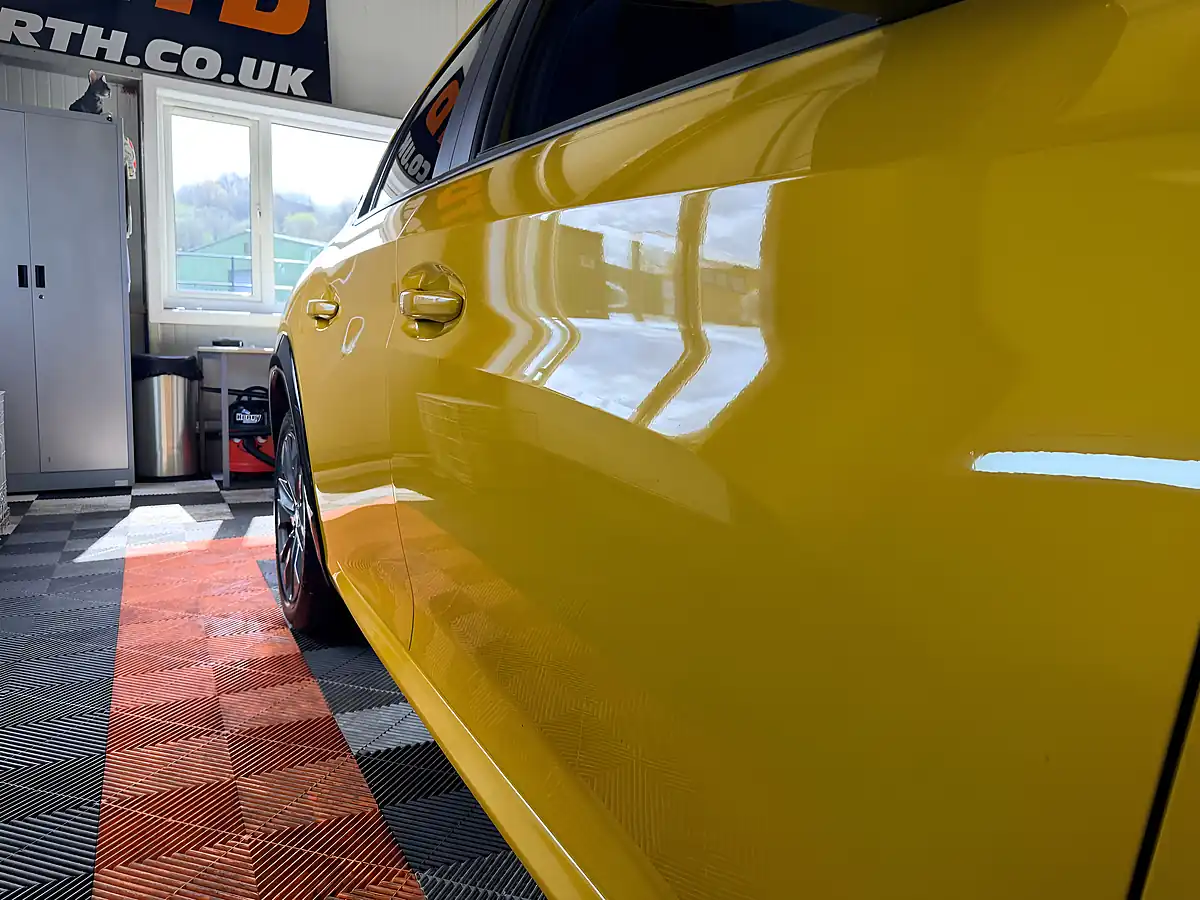 Used 2022 Peugeot E-208 Active Premium Yellow - Interior and Exterior details 6