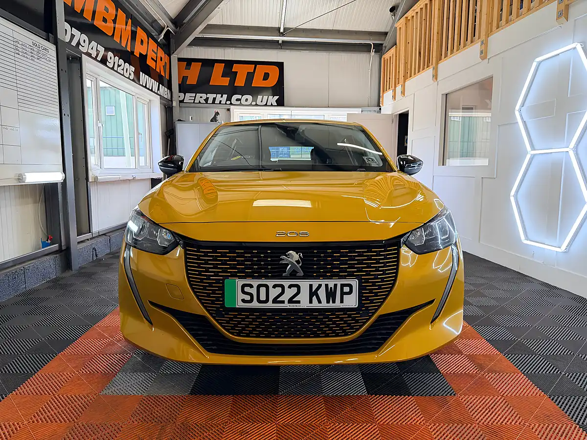 Used 2022 Peugeot E-208 Active Premium Yellow - Interior and Exterior details 9
