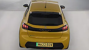 Used 2022 Peugeot E-208 Allure Yellow - Interior and Exterior details 10