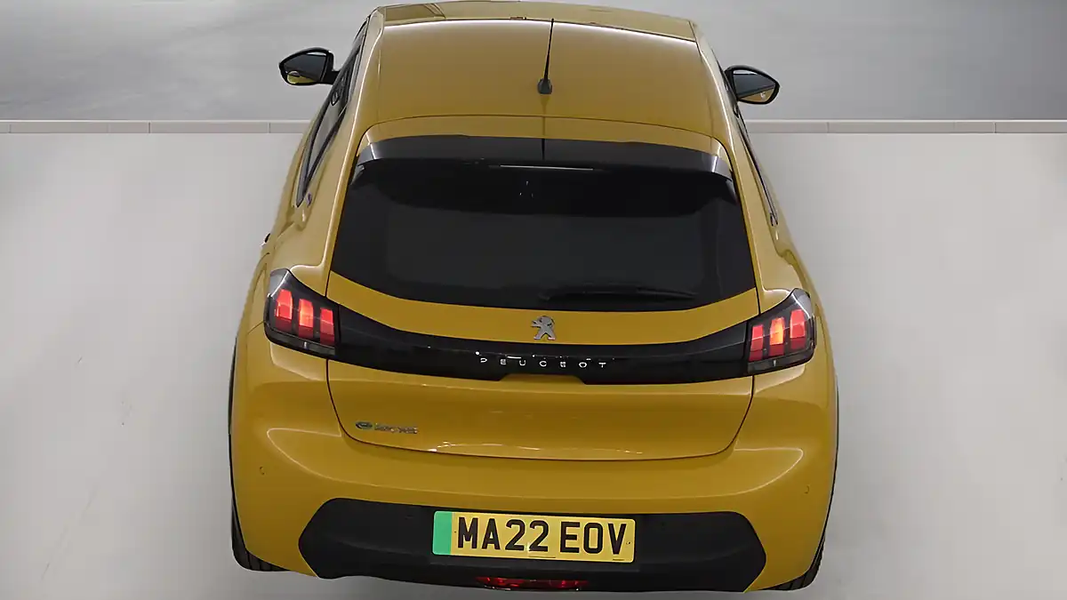 Used 2022 Peugeot E-208 Allure Yellow - Interior and Exterior details 10