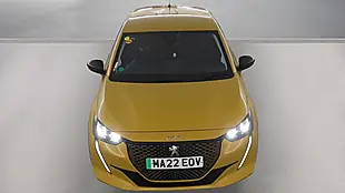 Used 2022 Peugeot E-208 Allure Yellow - Interior and Exterior details 11
