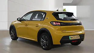 Used 2022 Peugeot E-208 Allure Yellow - Interior and Exterior details 5