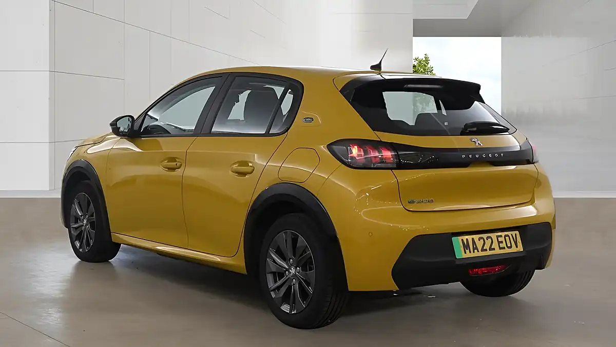Used 2022 Peugeot E-208 Allure Yellow - Interior and Exterior details 5