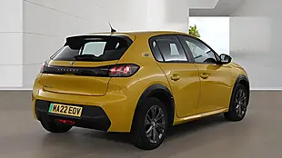 Used 2022 Peugeot E-208 Allure Yellow - Interior and Exterior details 6
