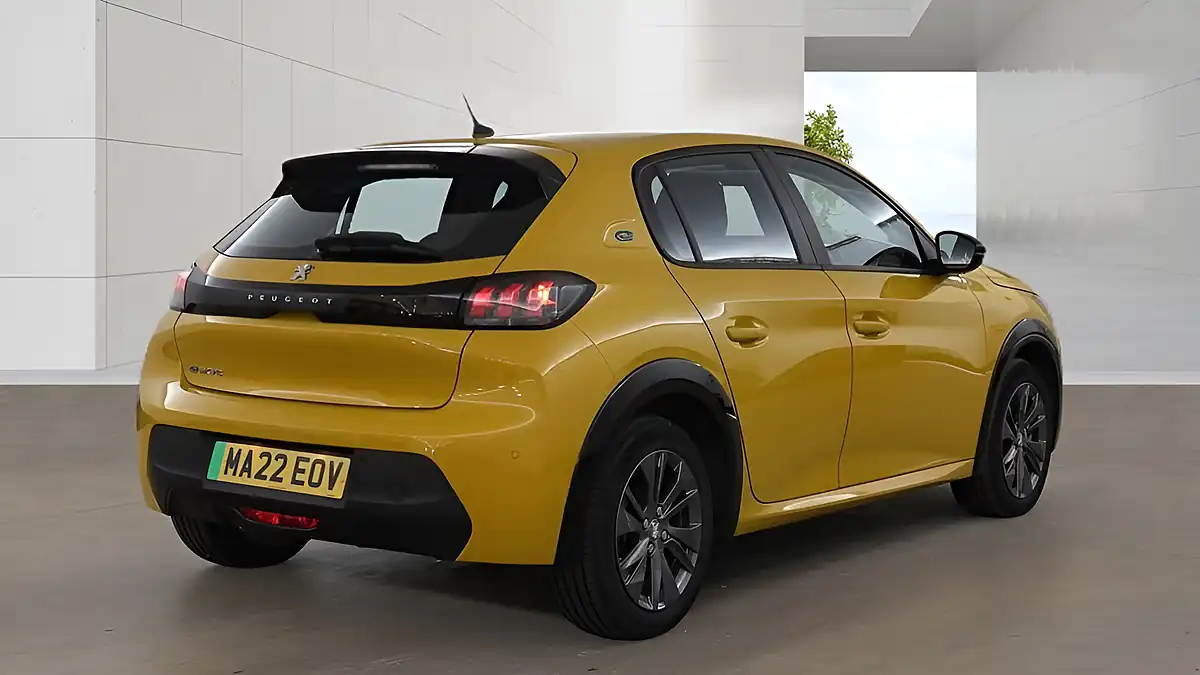 Used 2022 Peugeot E-208 Allure Yellow - Interior and Exterior details 6