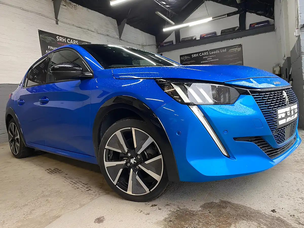Used 2022 Peugeot E-208 GT Premium Blue - Interior and Exterior details 2