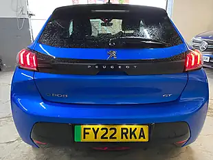 Used 2022 Peugeot E-208 GT Premium Blue - Interior and Exterior details 5