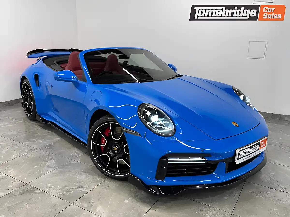 Used 2022 Porsche 911 Turbo Blue - Front View