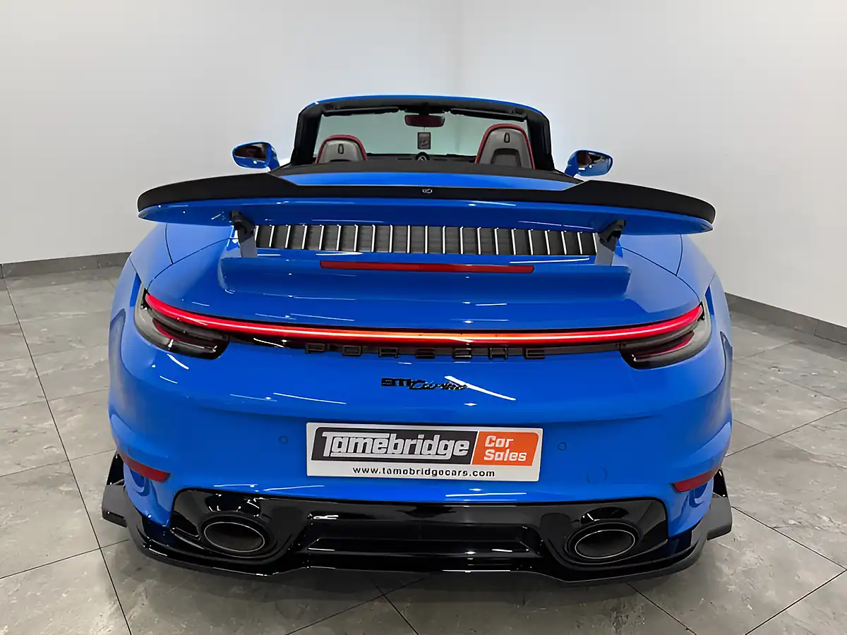 Used 2022 Porsche 911 Turbo Blue - Interior and Exterior details 10
